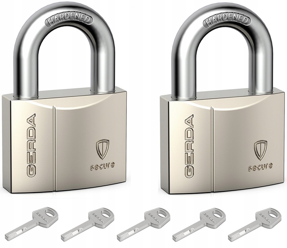 GERDA SECURE 2 KŁÓDKI SYSTEM JEDNEGO KLUCZA 40