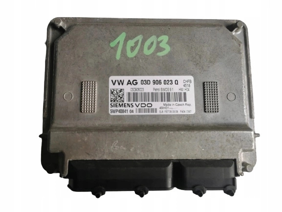 VW FOX 1.2B 5WP4084104 03D906023Q Computer ECU