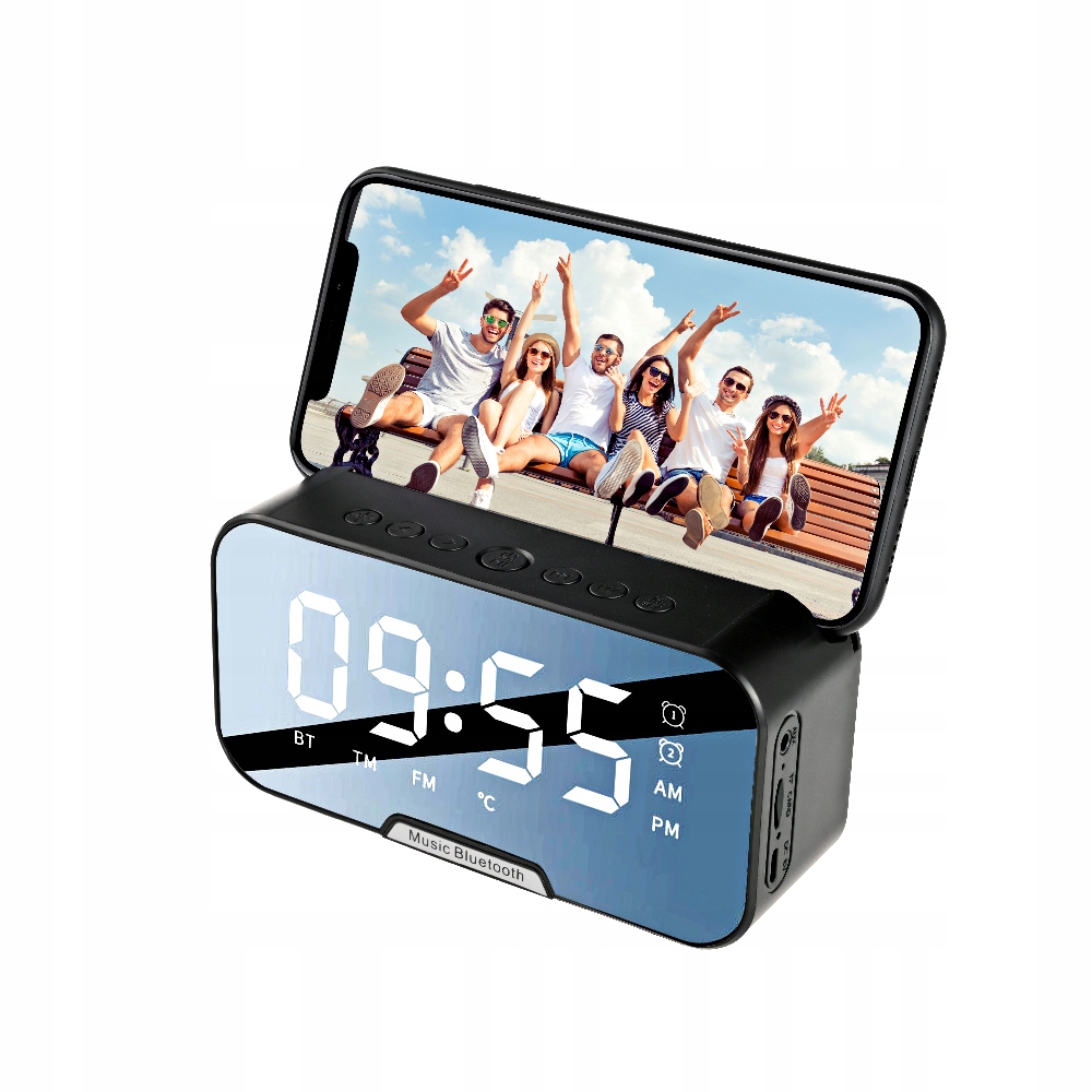 BUDZIK MŁODZIEŻOWY RADIOBUDZIK BLUETOOTH GŁOŚNIK EAN (GTIN) 5905623071190