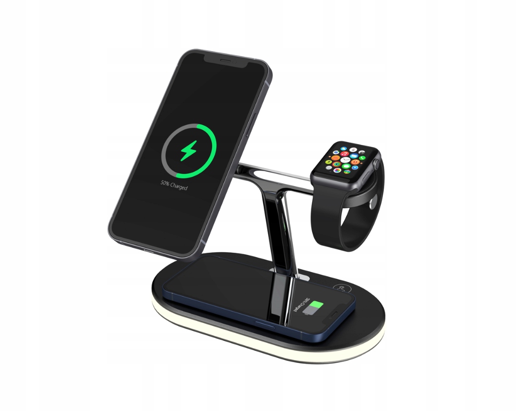 ŁADOWARKA INDUKCYJNA GOLDENPRO 3W1 MAGSAFE 15W Marka GoldenPro