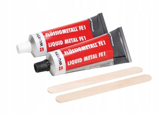 Wurth клей FE1 рідкий метал металева шпаклівка