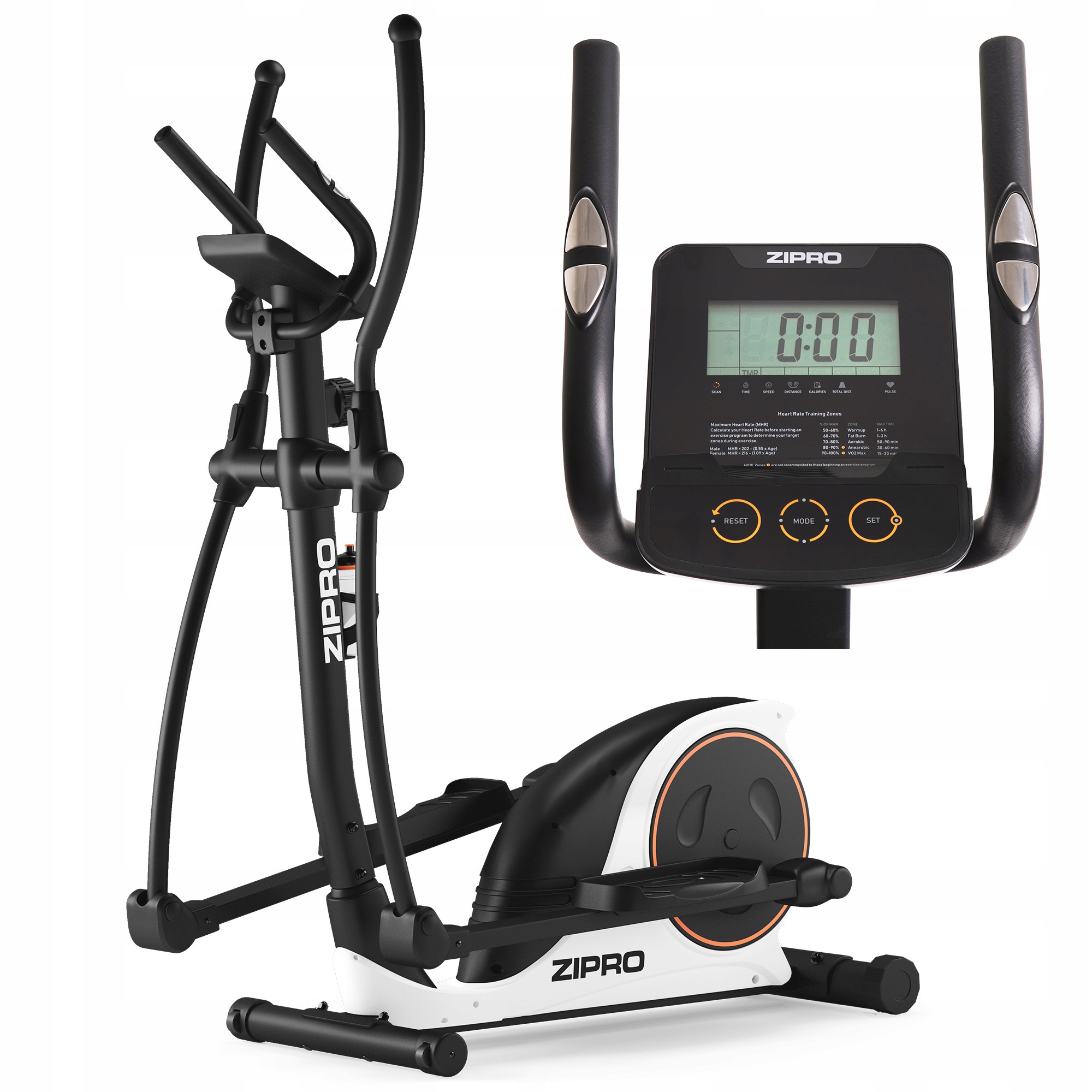 Orbi-trek Trenażer Eliptyczny Magnetyczny treningowy LCD Hulk Rs Zipro