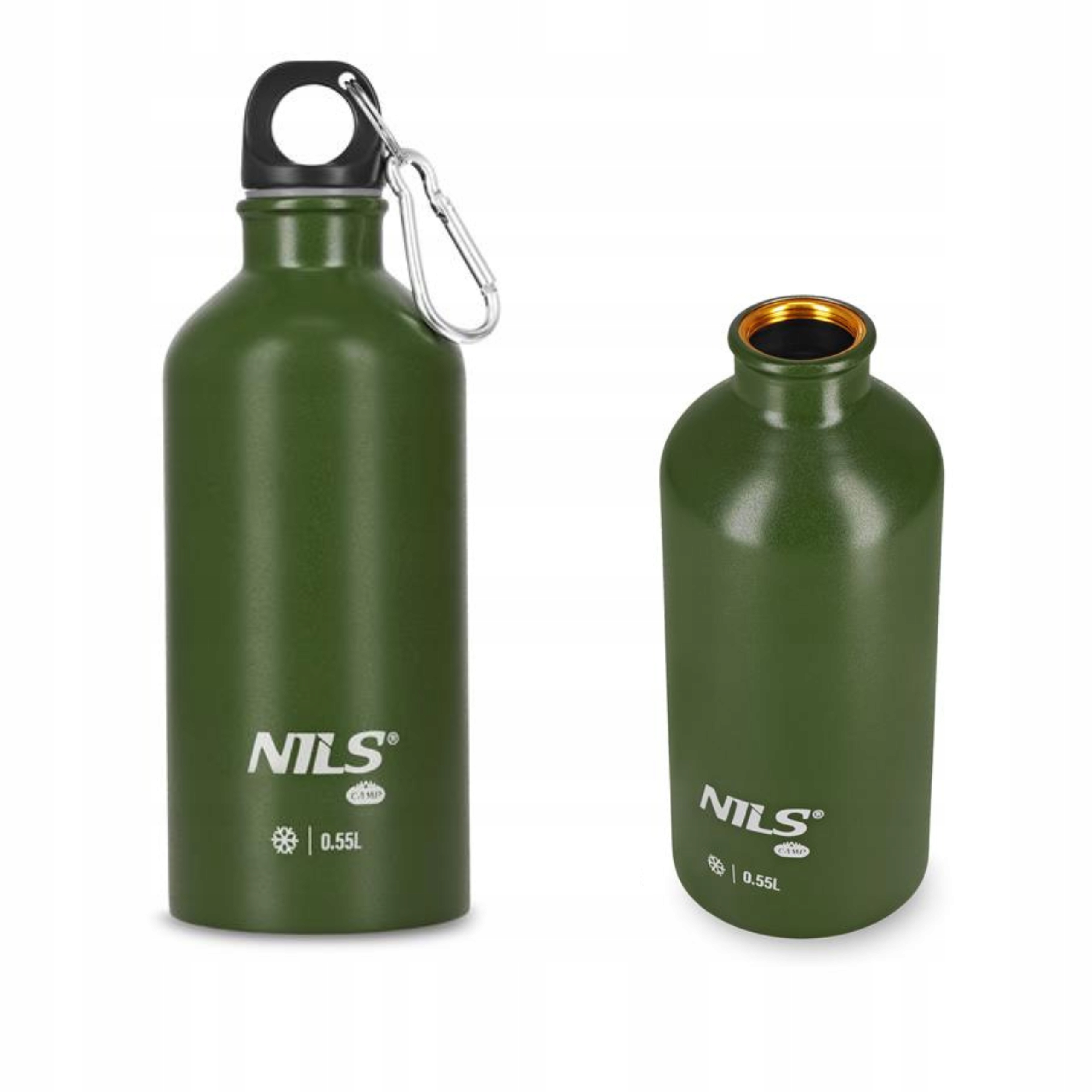 Butelka Nils Camp zielona 550 ml szczelna na każdą podróż