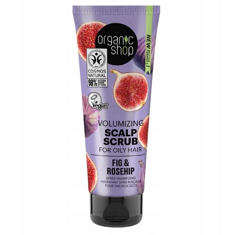 ORGANIC SHOP PEELING D/SKÓRY GŁOWY FIGA DZIKA RÓŻA