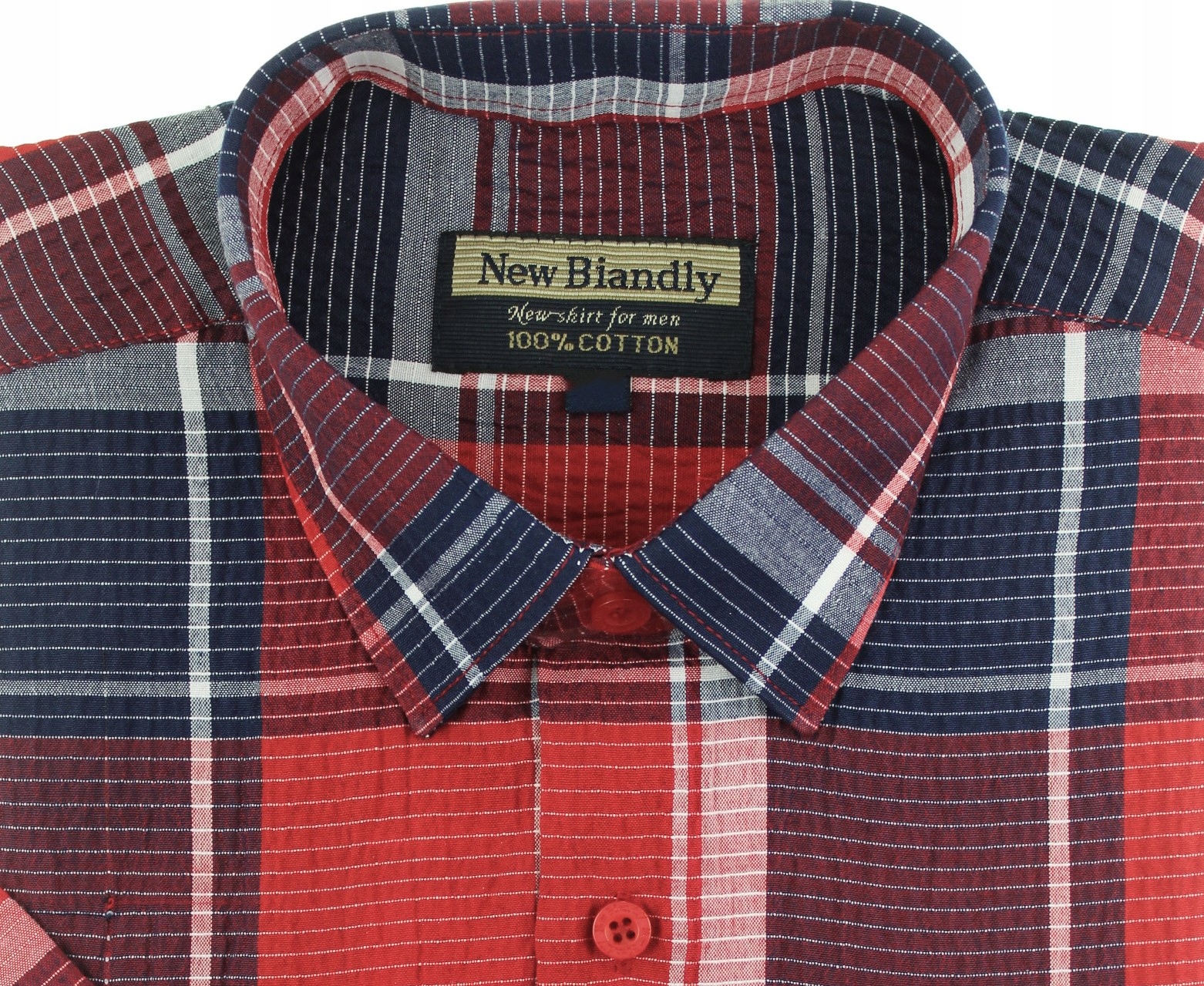 KOSZULA KOROWA MĘSKA KRÓTKI RĘKAW W KRATĘ KORA XL A15 Marka bez marki