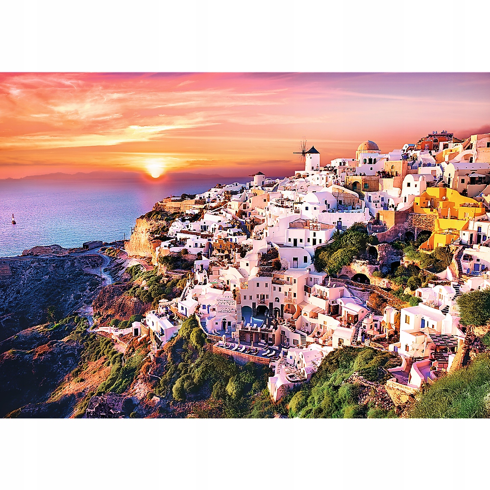 

Puzzle 1000 Miasto Krajobraz Wyspa Santorini Trefl