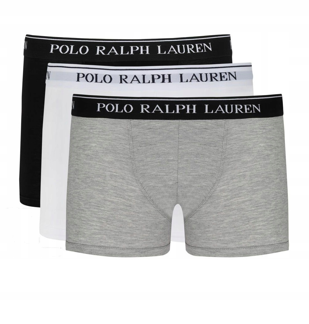 Polo Ralph Lauren Spodní Prádlo Boxerky Blck White Grey/černá Bílá Šedá vel. S