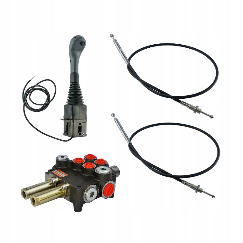 2-sekční hydraulický set: rozdělovač 80 l s plovoucí sekcí joysti