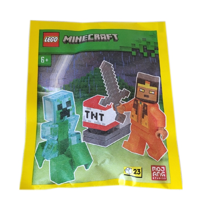 Lego Minecraft Minifigure Polybag Hero with Charged Creeper and Tnt #662406