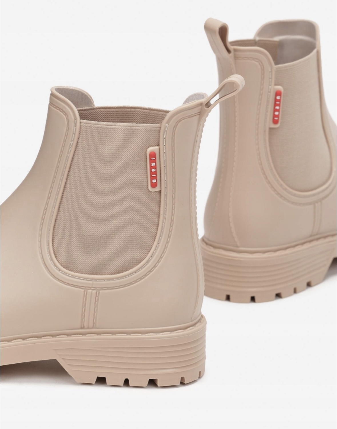 BEŻOWE KALOSZE BOTKI GUMOWE SZTYBLETY 38 Model kalosze