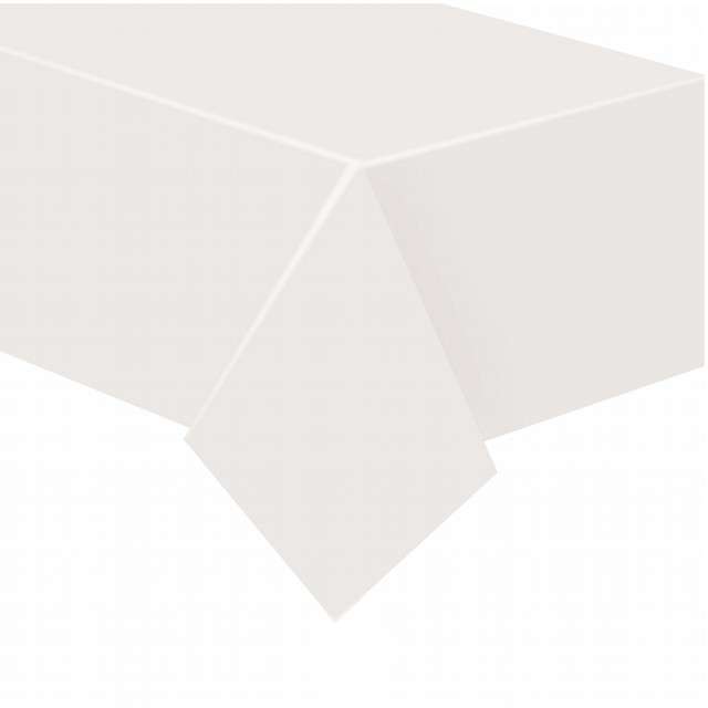 OBRUS PAPIEROWY BIAŁY132x183CM NA GRILL IMPREZA NACZYNIA JEDNORAZOWE
