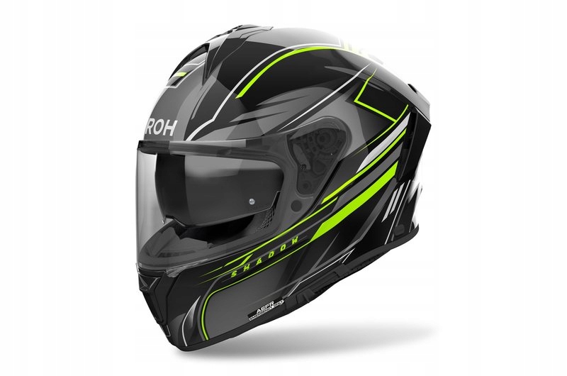 Integrálna Motocyklová Prilba Airoh Spark 2 Shadow Yellow Gloss Black L