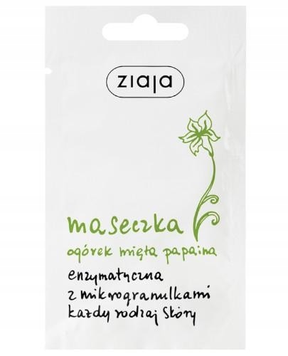 

Ziaja ogórek mięta papaina maseczka enzymatyczna