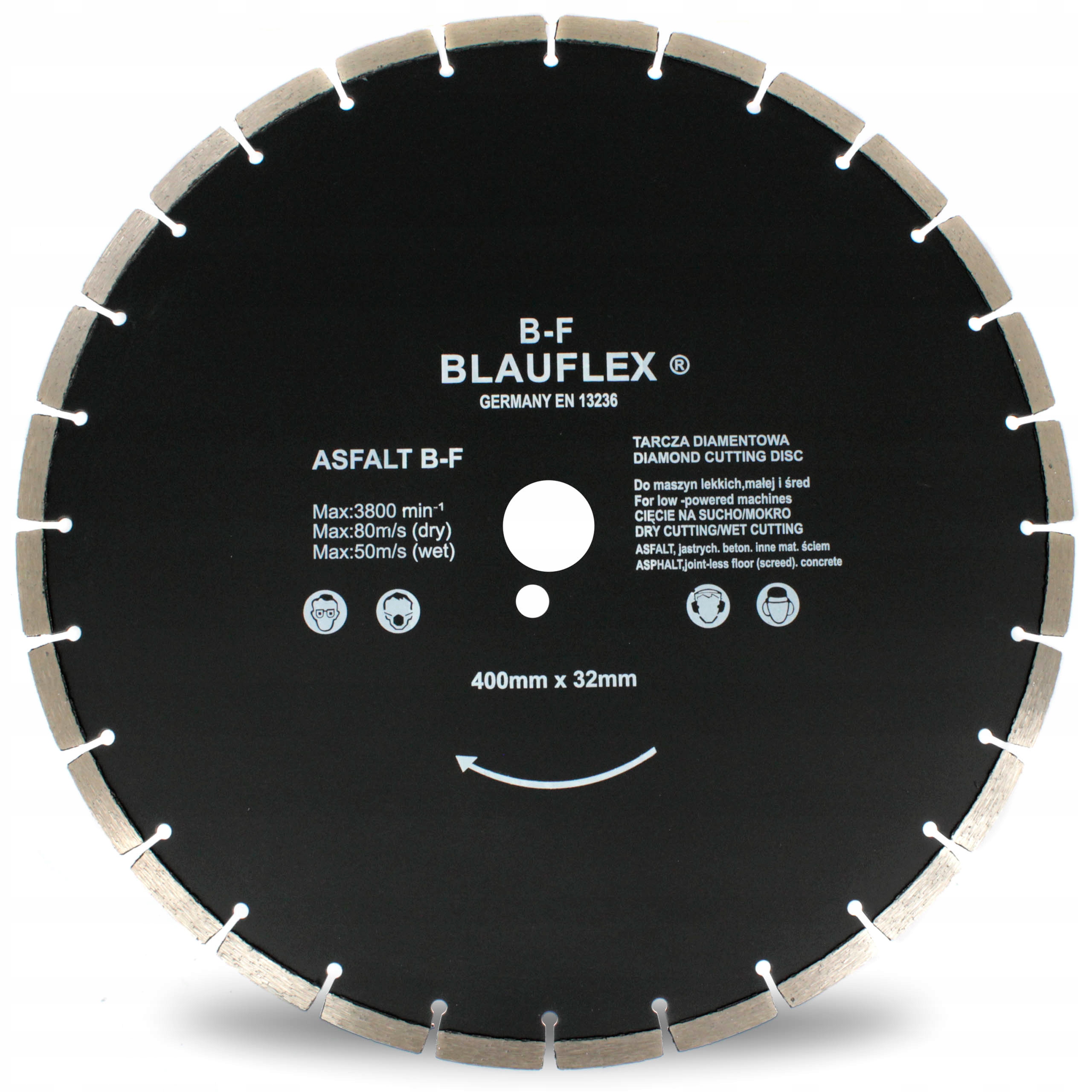 

Tarcza Diamentowa Do Asfaltu 400 x 32 Blauflex