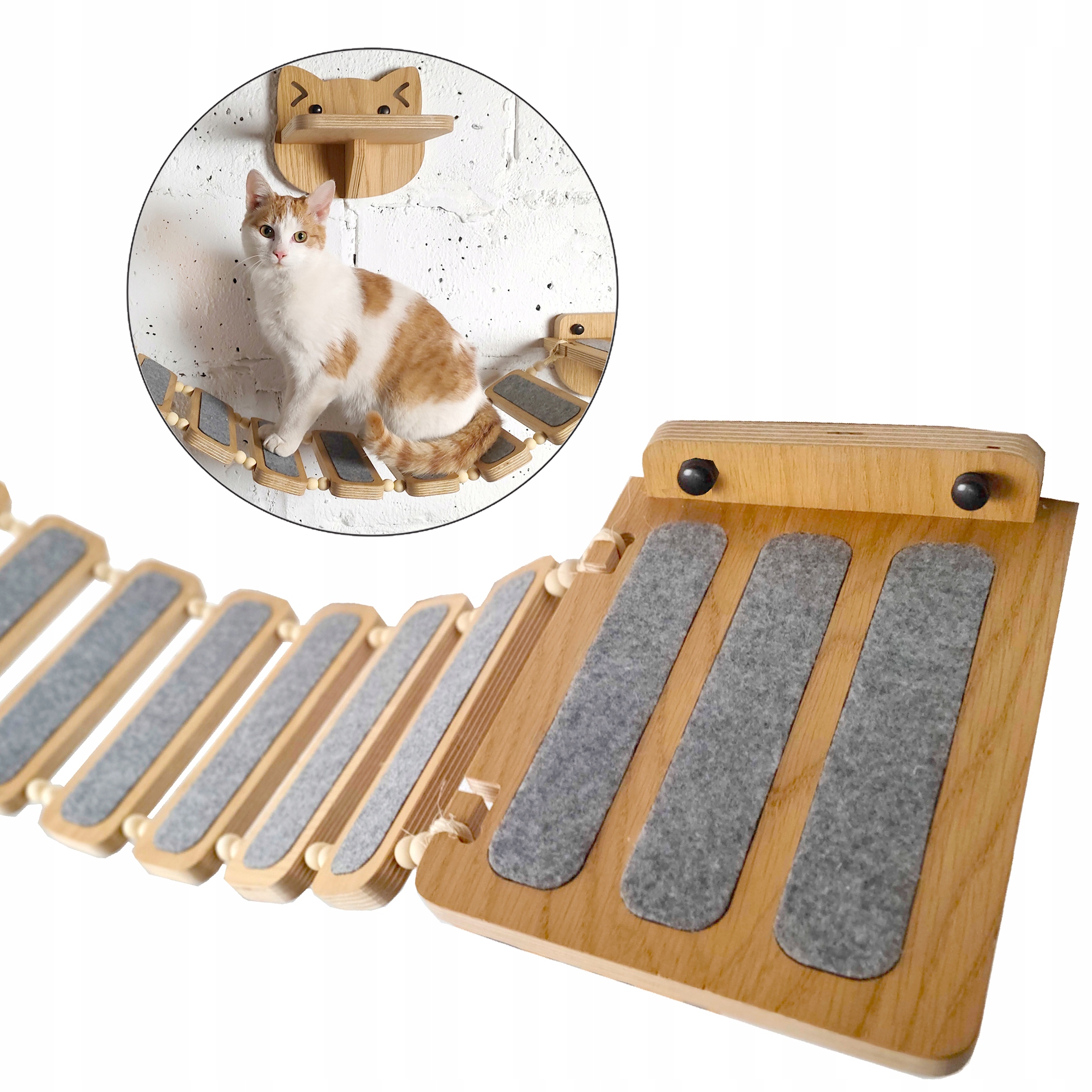 Most pro kočky – most – houpací síť – odolný – 100 cm