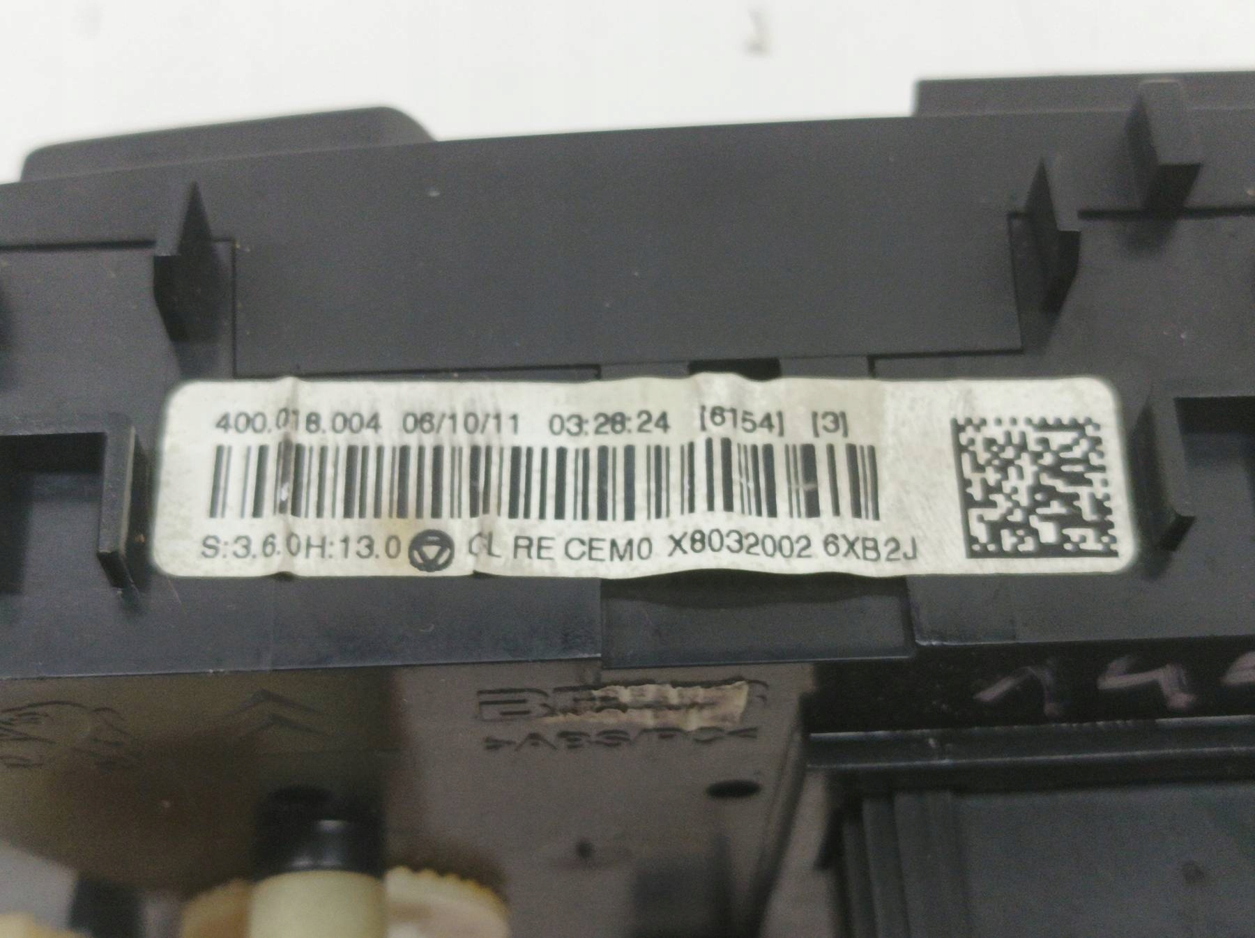 PANEL air conditioning devices Citroen C3 II (2009-2016)
