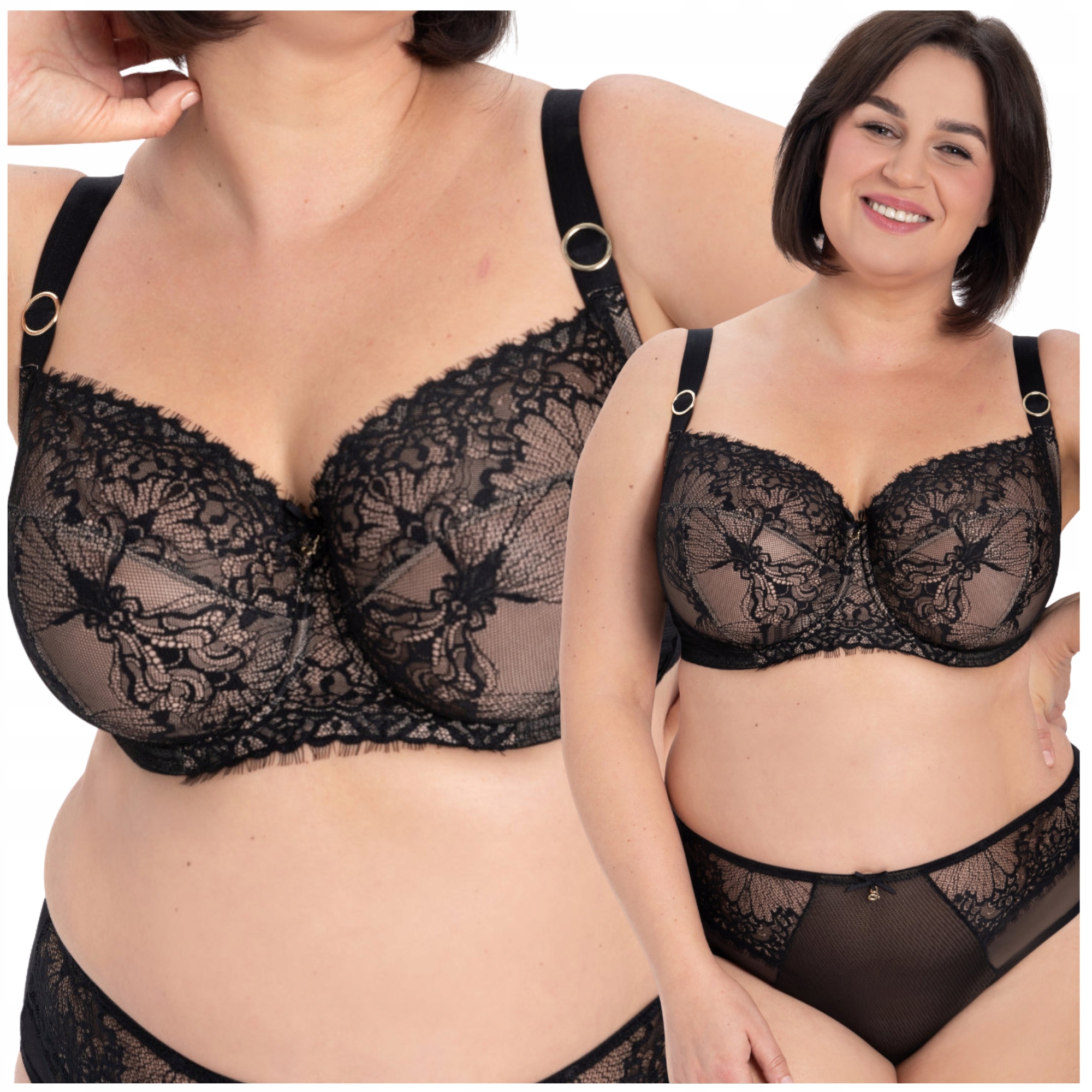 Smyslná krajková podprsenka pro plné poprsí Samanta Tamala A911 70I