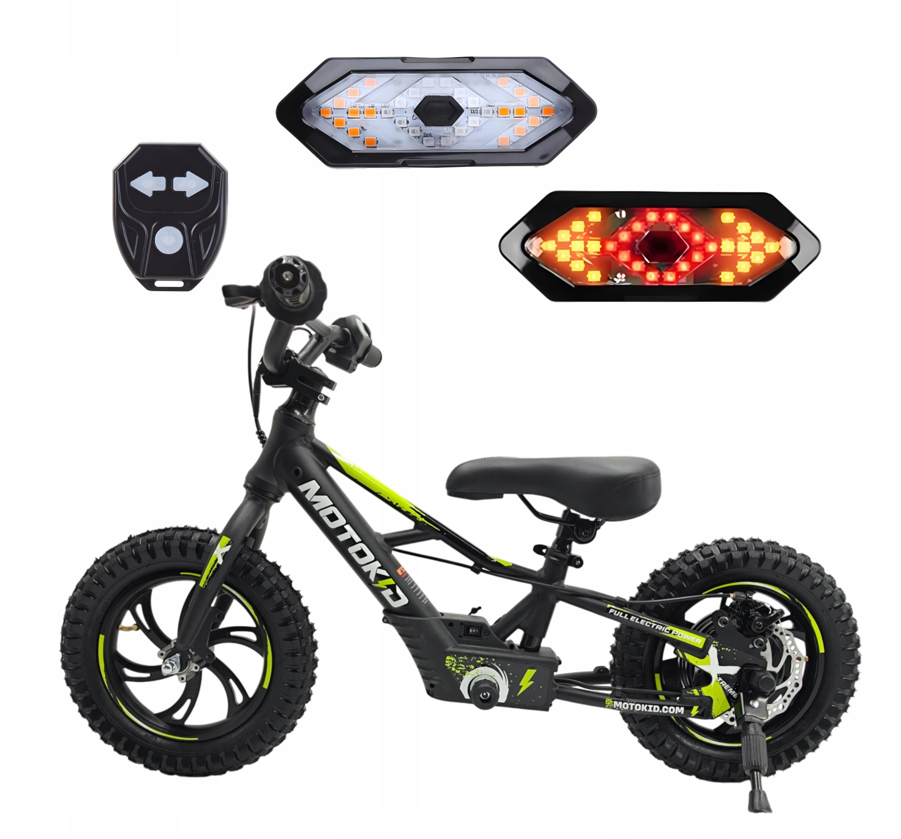 Mini Cross Motokid 12" Rowerek Biegowy Elektryczny Biegówka +gratis!