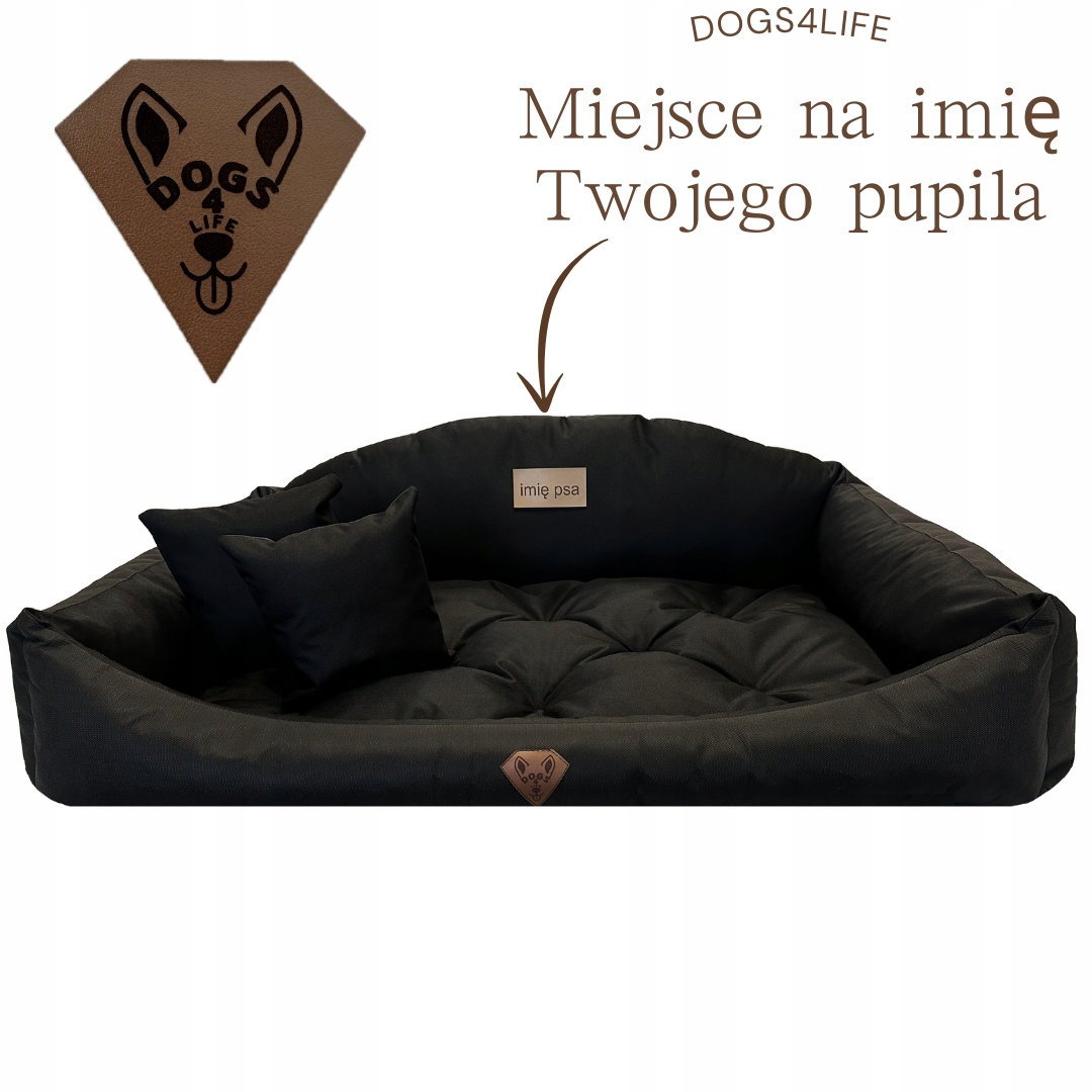 Levně Pelíšek Pro Psa Kotec Pohovka 130X105 Dogs4life Velké Personalizované