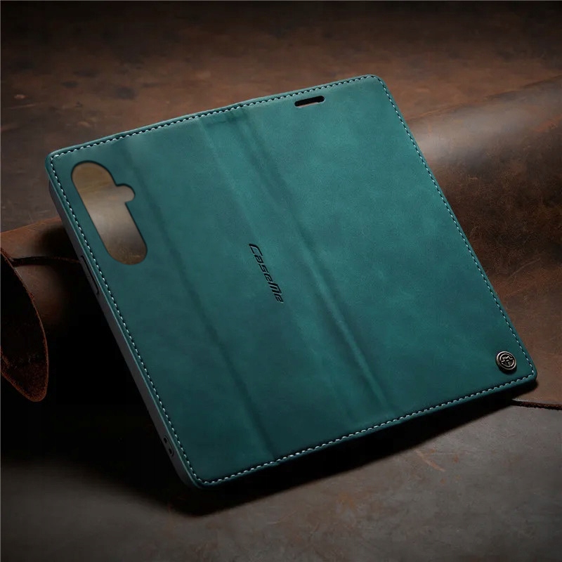 ETUI PORTFELOWE SKÓRZANE CASEME SMART MAGNET DO SAMSUNG A55 5G + SZKŁO Dedykowana marka Samsung