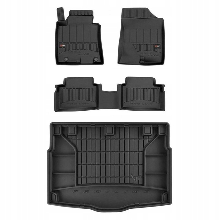 Set 3D gumové rohože Hyundai i30 2 Hb 2011-2017 g
