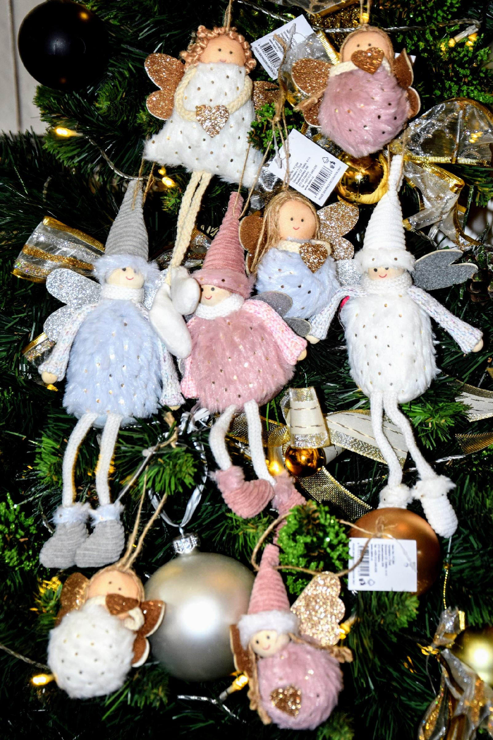 ZAWIESZKA ANIOŁ ANIOŁEK NIEBIESKI 9X14X5CM Kolor niebieski