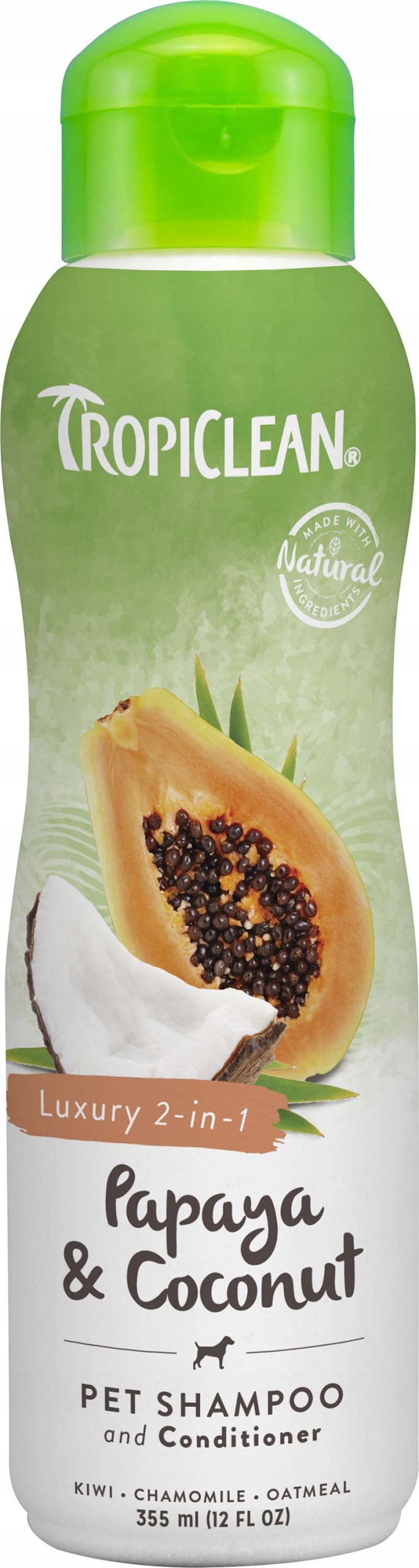 Tropiclean Šampon Papaya Kokos 355ML (719.2106)