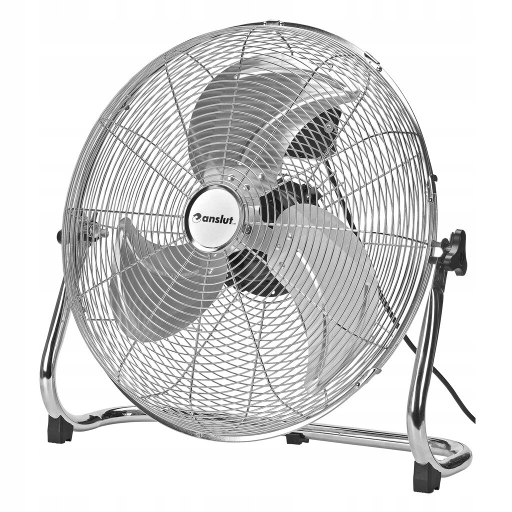 Podlahový ventilátor Anslut Ø45 cm 120 W stříbrný/šedý