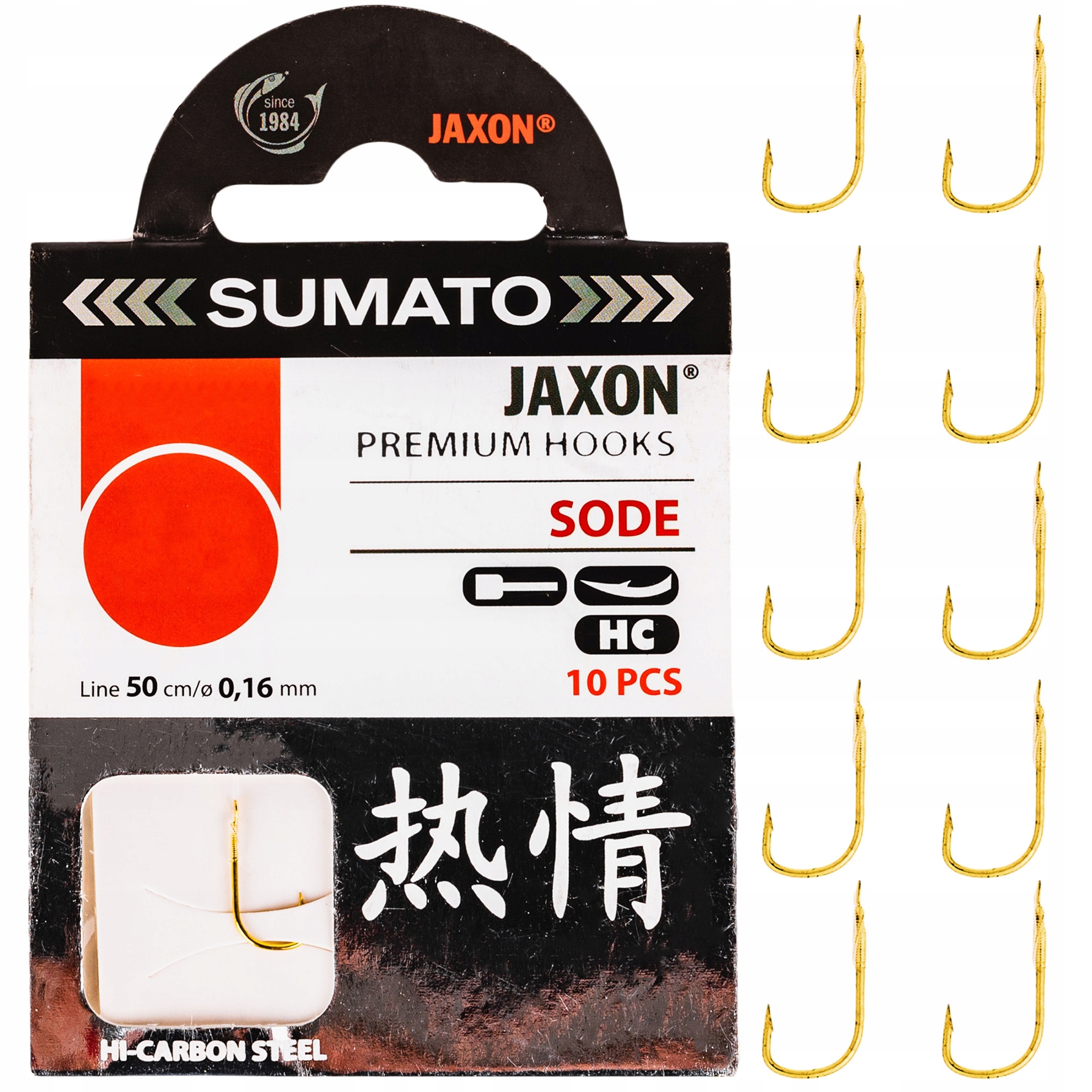 

Haczyki Z Przyponami Jaxon Sumato 10 Sztuk No8