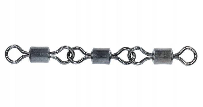 Krętlik Mikado Jaws Triple Swivels 25kg 4.5cm op.5szt