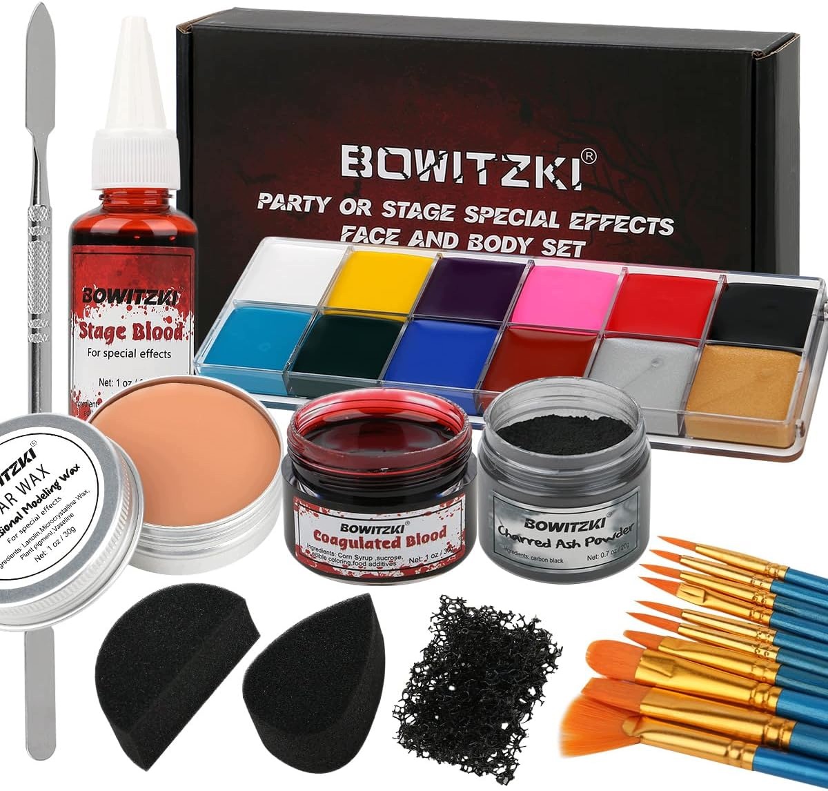 Halloween Make-up Speciální Efekty Krev Wax Bowitzki Sada