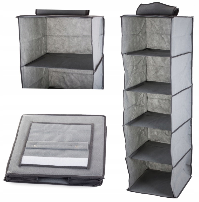 WISZĄCY ORGANIZER DO SZAFY GARDEROBY PÓŁKA NA BUTY