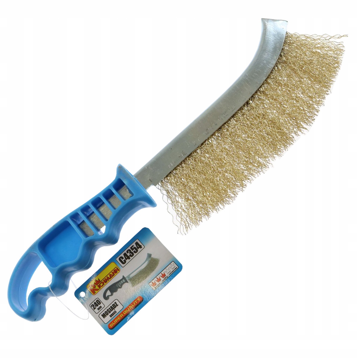 

Szczotka Druciana 240MM Mosiężna Ręczna Richmann