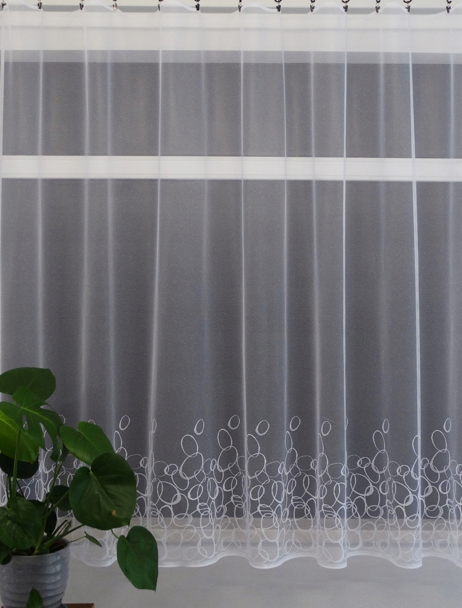 Mg Záclona 31915 Bílá 300x140 cm hotová s olověnou páskou M