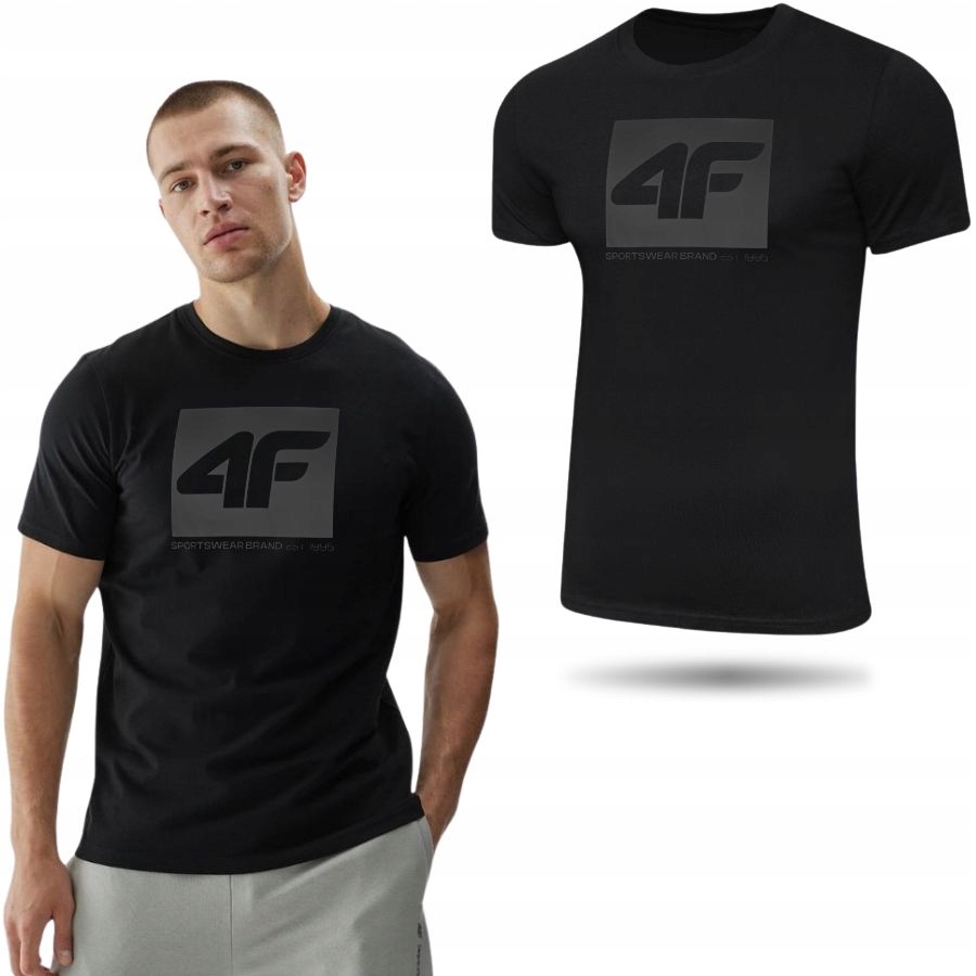 KOSZULKA MĘSKA 4F T-SHIRT PODKOSZULEK BLUZKA SPORTOWA NA CO DZIEŃ