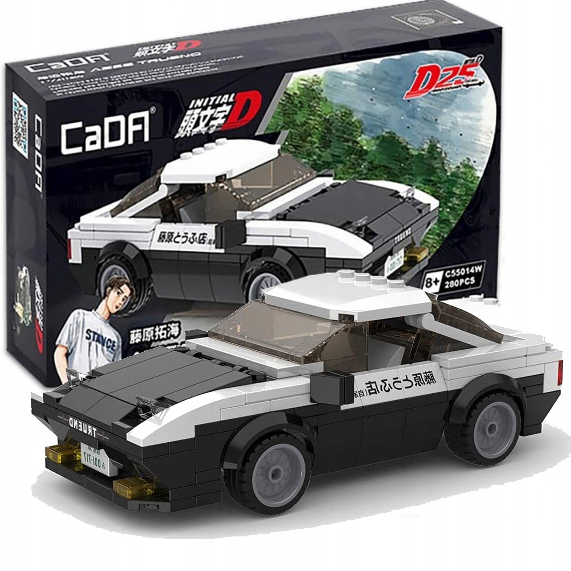 

Klocki Cada Samochó Toyota Trueno Race Xar AE86