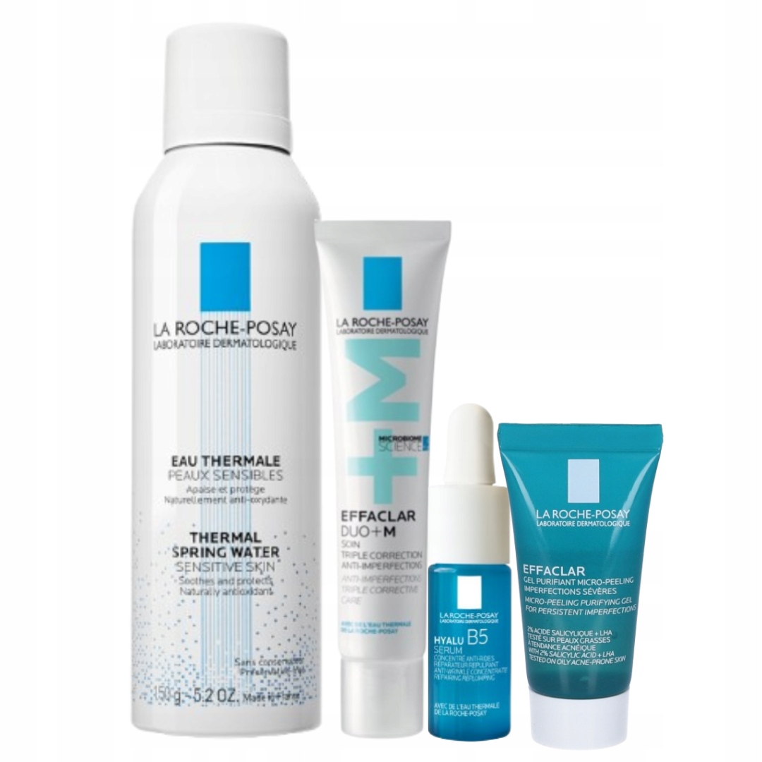 Zestaw La Roche-Posay Woda termalna 150ml Effaclar Duo+M Krem 40ml+GRATIS