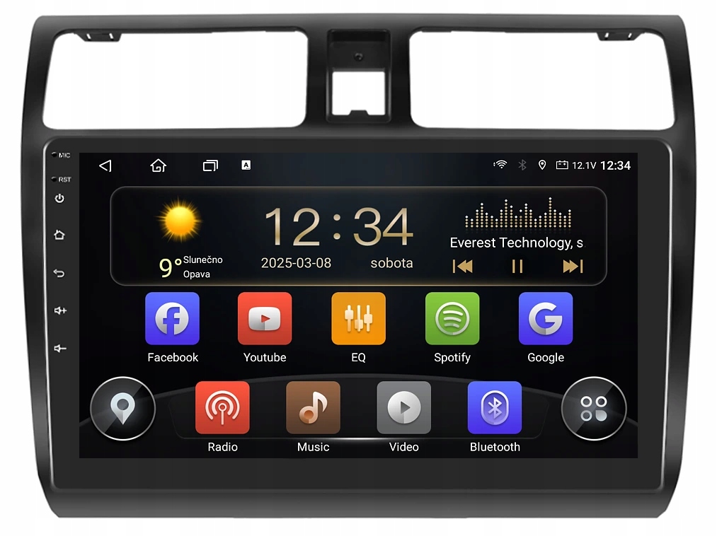 Isudar 2DIN autorádio T72-IEV73 Android, Suzuki Swift