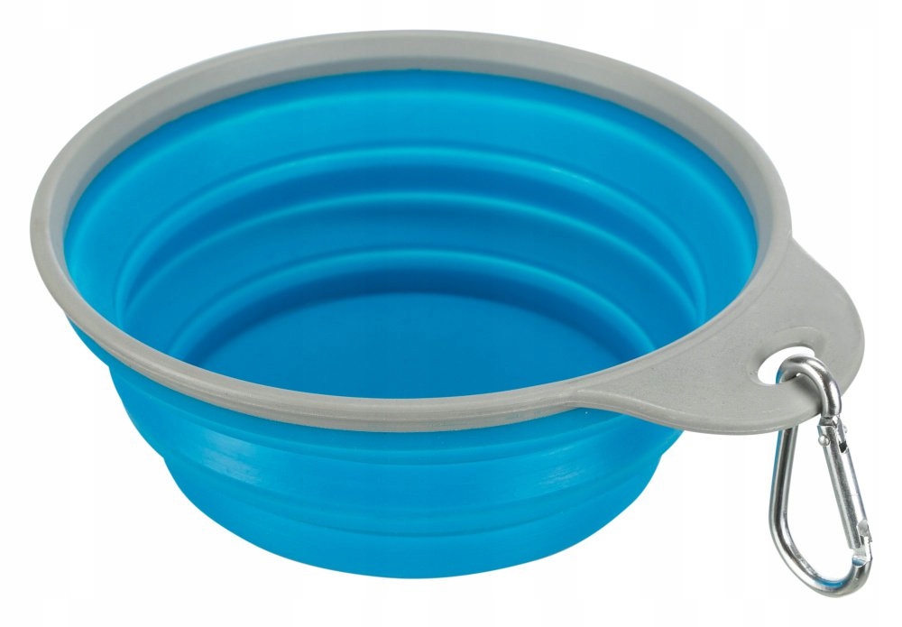 

Trixie | Miska podróżna silikonowa z obręczą 0,5l