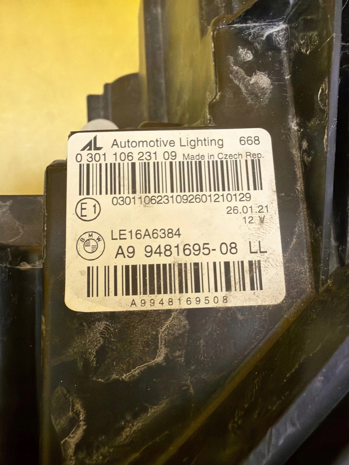 light left BMW 3 G20 G21 2019- Full Led 9481695-08