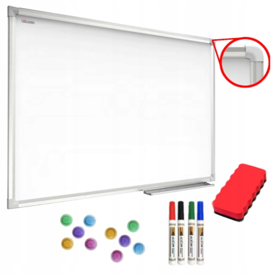 TABLICA MAGNETYCZNA SUCHOŚCIERALNA 160x120 GRATISY