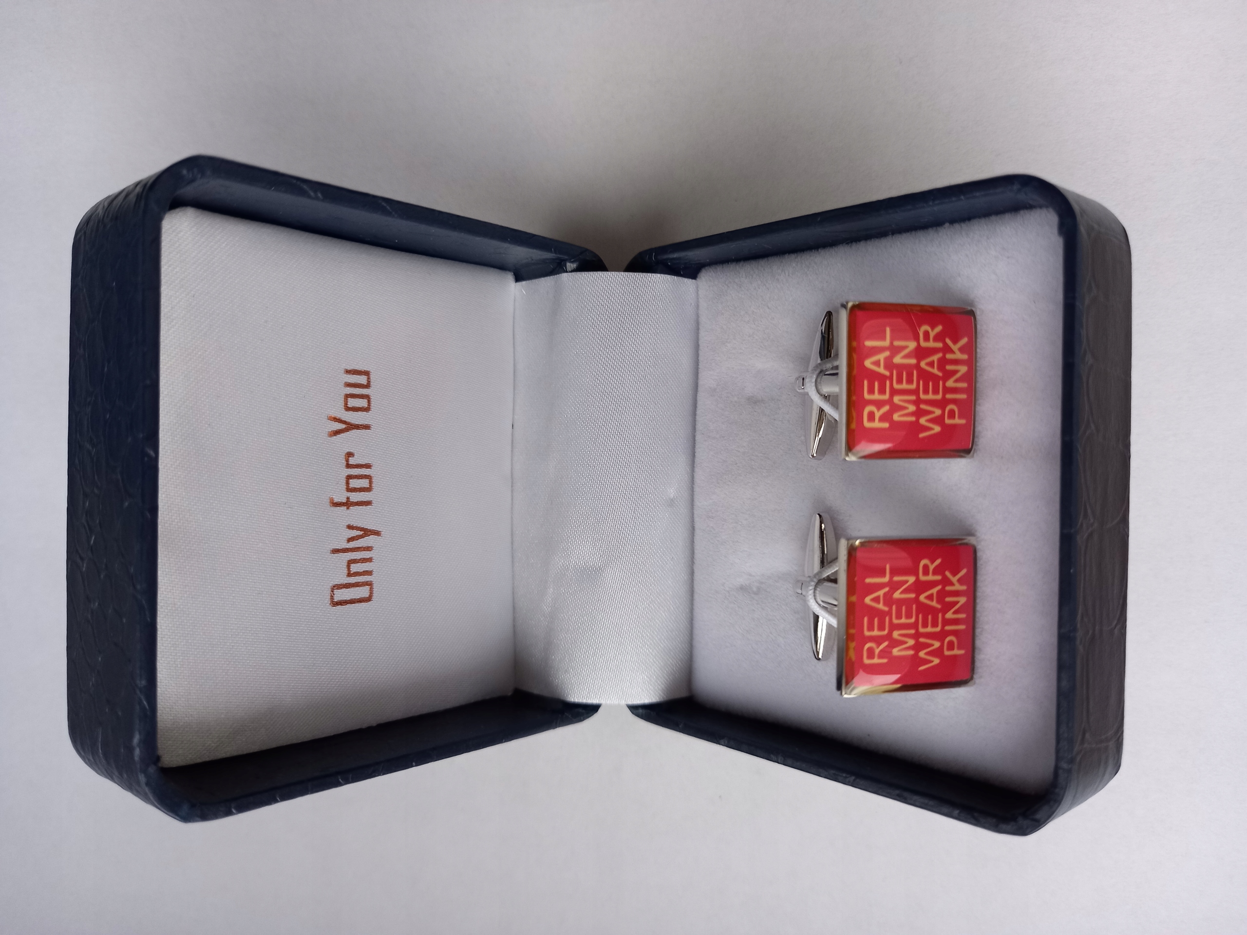 Manžetové knoflíčky Exciting Real Men Wear Pink