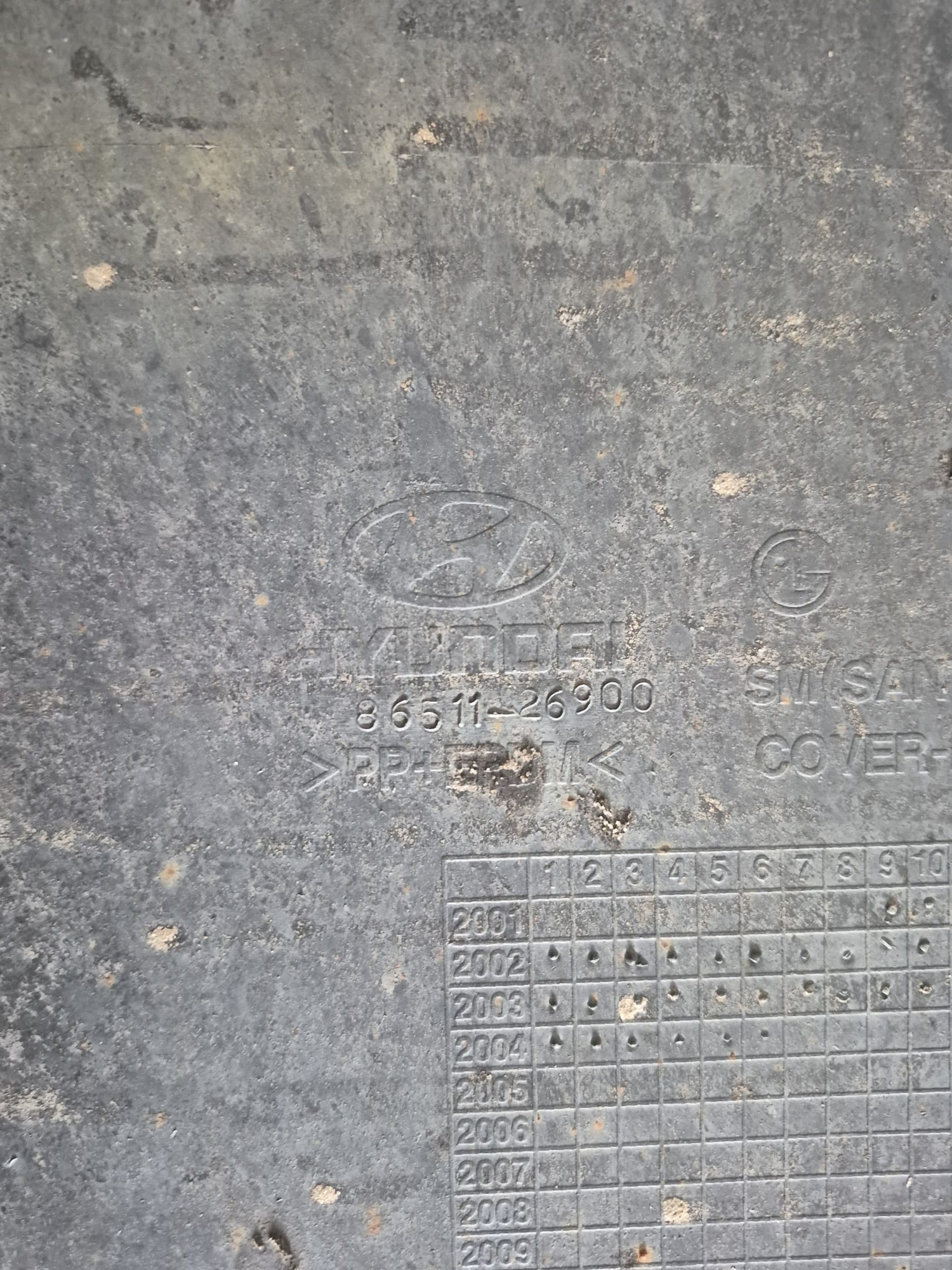 HYUNDAI SANTA FE and 00- bumper front front 86511-26900
