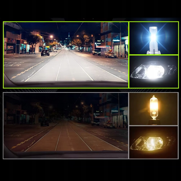 ŻARÓWKI H4 LED HOMOLOGACJA CANBUS H4 XENON H4 BIAŁE NAJMOCNIEJSZE RETROFIT Trwałość 50000 h