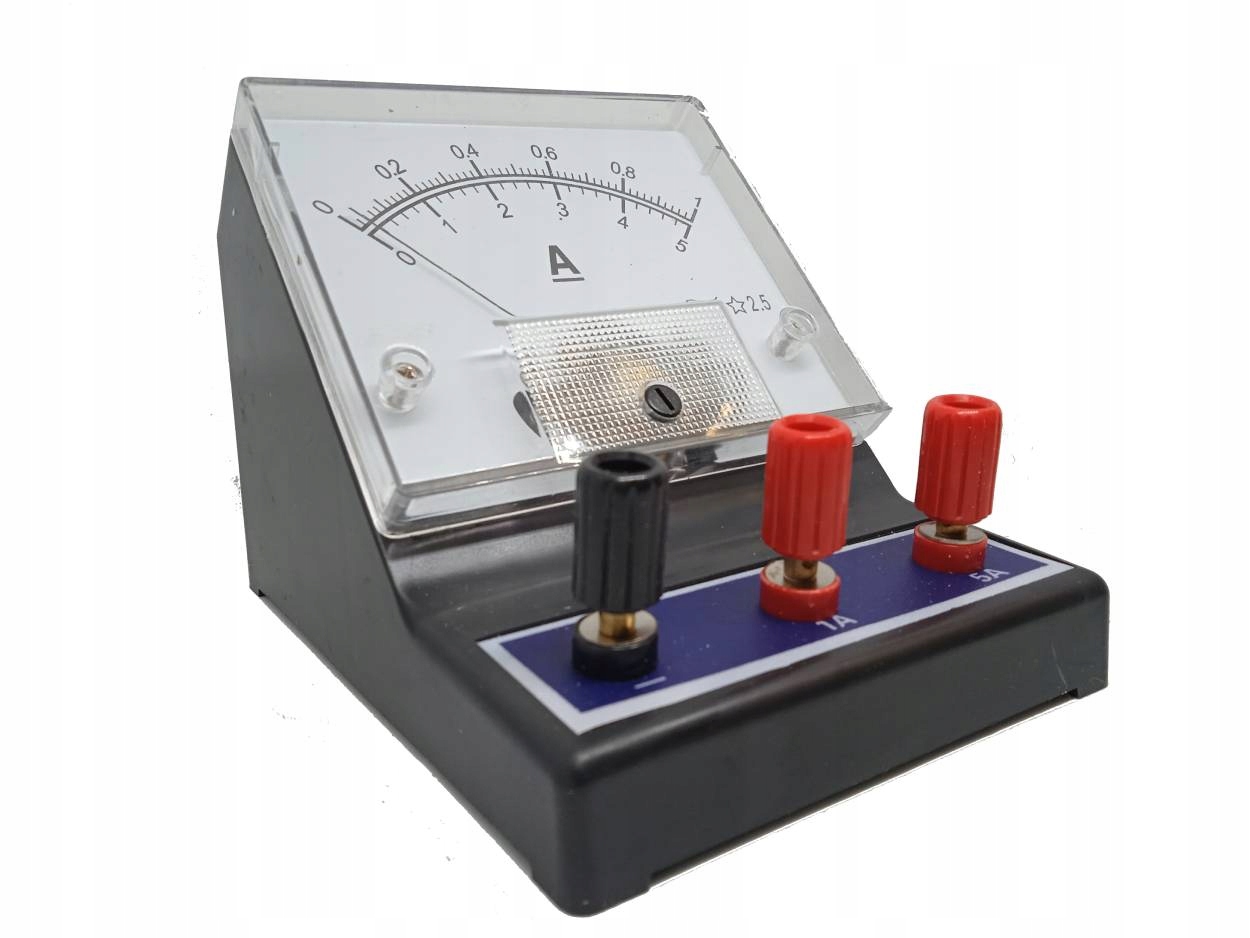 Amperomierz analogowy szkolny DC do 5A