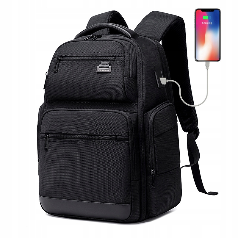 Rozszerzany Plecak na laptopa 15,6" 16,4 FRN9122 z Usb bagaż podręczny Rfid