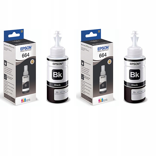 2x Tusz Epson 664 L100 L110 L120 L130 L1300 L200 L210 L220 L300 L310 L350