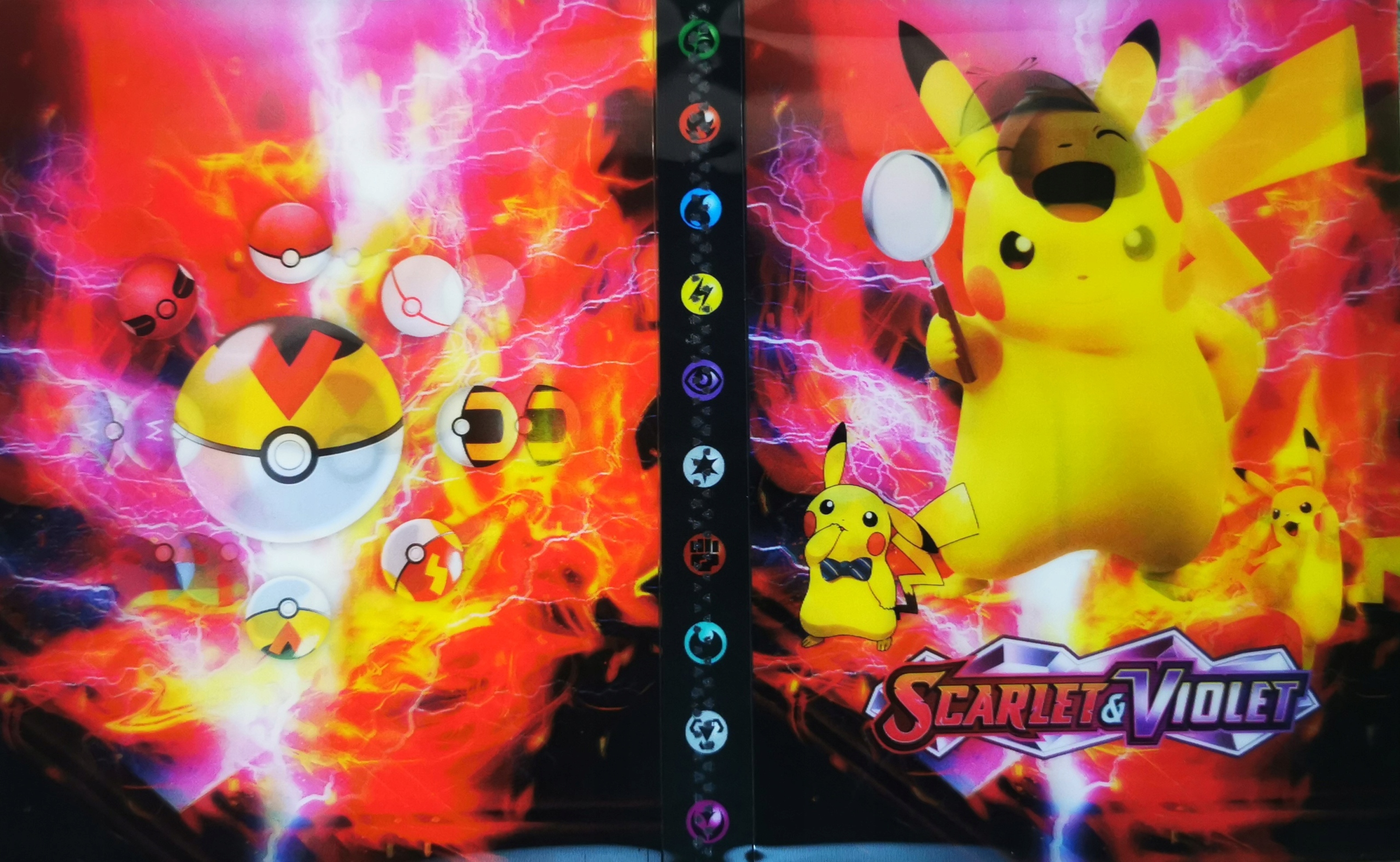 DUŻY ALBUM NA 432 KARTY POKEMON KLASER+10 ORYGINALNYCH KART POKEMON+1 ENERG Typ Podstawa