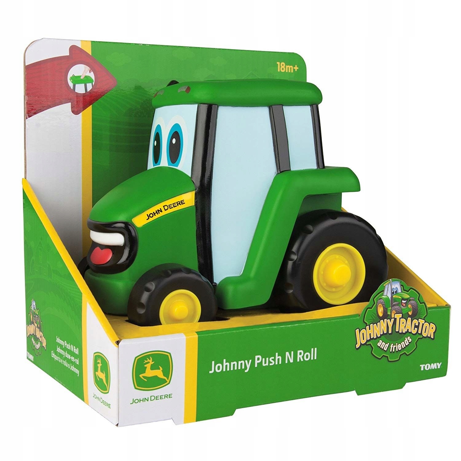 

John Deere Traktor Johnny naciśnij i jedź