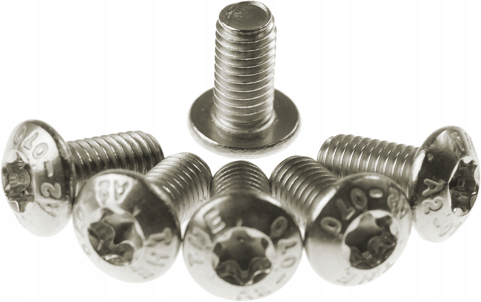 Śruby do tarcz hamulców tarczowych nierdzewne Torx TX25 M5/10mm LXD Sr-br